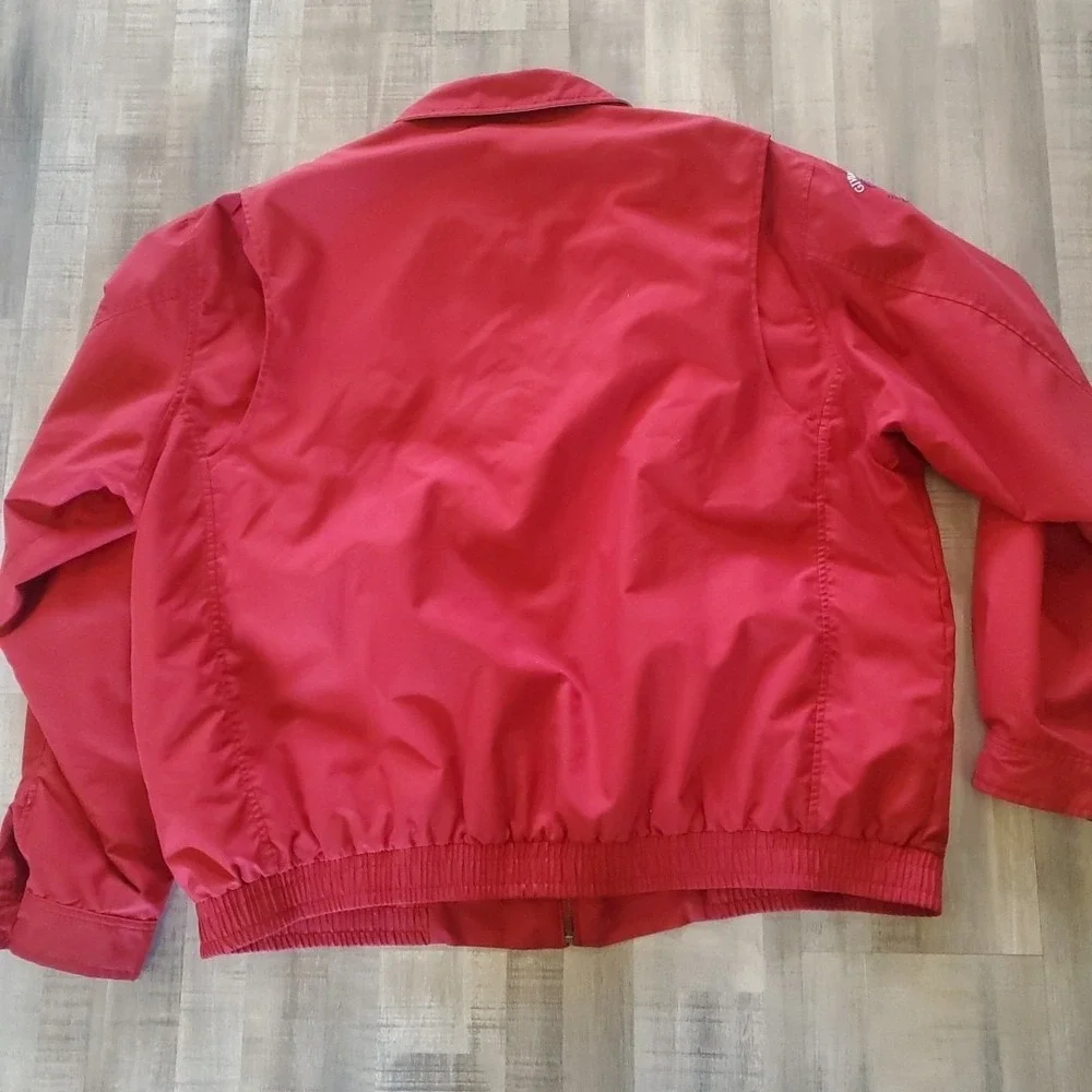 PGA Tour Pbr Open Red Golf Jacket XL Antigua Bomber‎ Windbreaker full zip